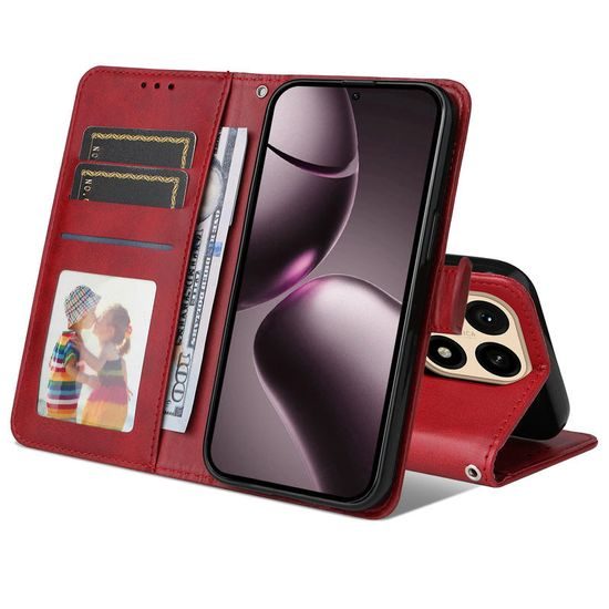 Θήκη Magnet, Xiaomi 15T, κόκκινη