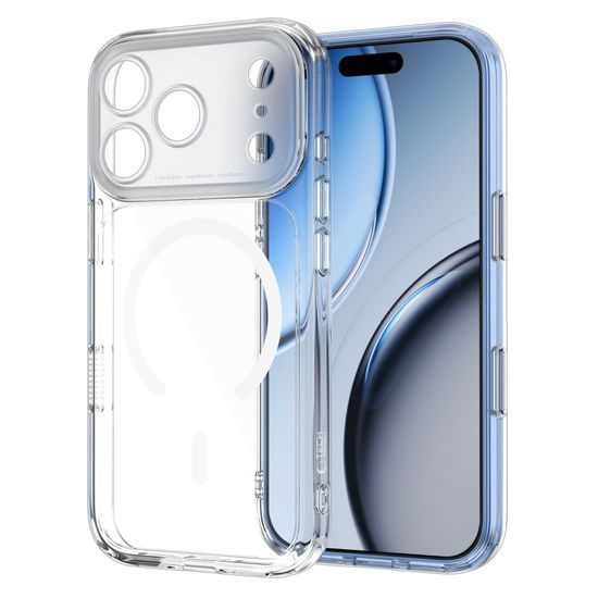Tech-Protect MagPeak MagSafe CC, iPhone 17 Pro / 18 Pro, průhledný