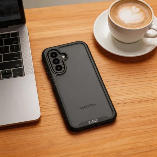 Tech-Protect Defense360 Schutzhülle für Samsung Galaxy A36 / A56 / A27 / A37 5G - Extrem Robustes Case mit 5H Hybridglas - Schwarz