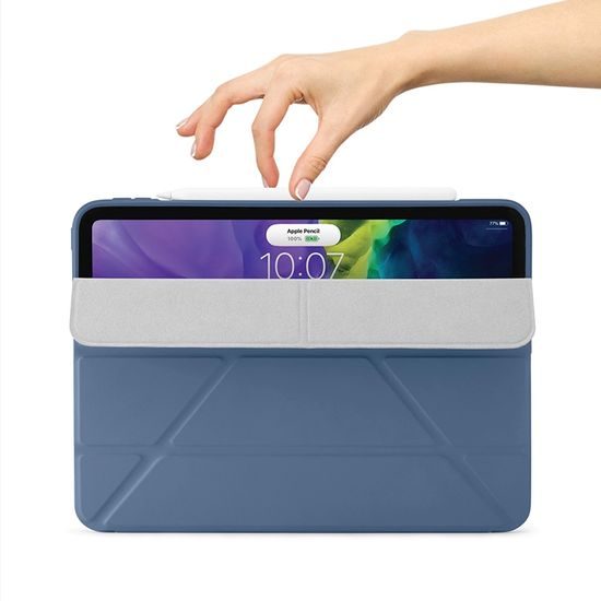Pipetto Origami Case θήκη, Apple iPad Pro 11 2018 / 2020 / 2021 / 2022, μπλε