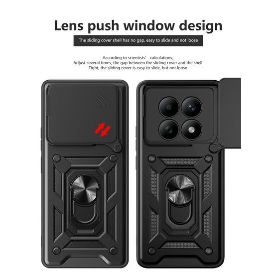 JP CamShield, Xiaomi Redmi Note 15 4G, μαύρο