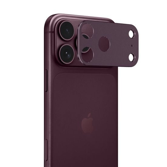 Tech-Protect Camalloy Fit+ kaamerakaitse iPhone 18 Pro Max – punane