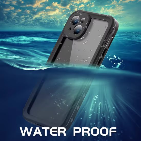 ShellBox IP68 Θήκη, iPhone 15, Μαύρο