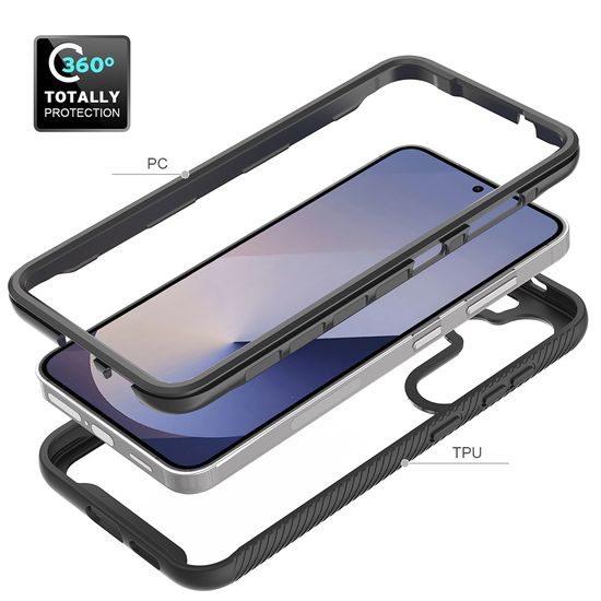 JP Defense360 obal, Samsung Galaxy S25, čierny