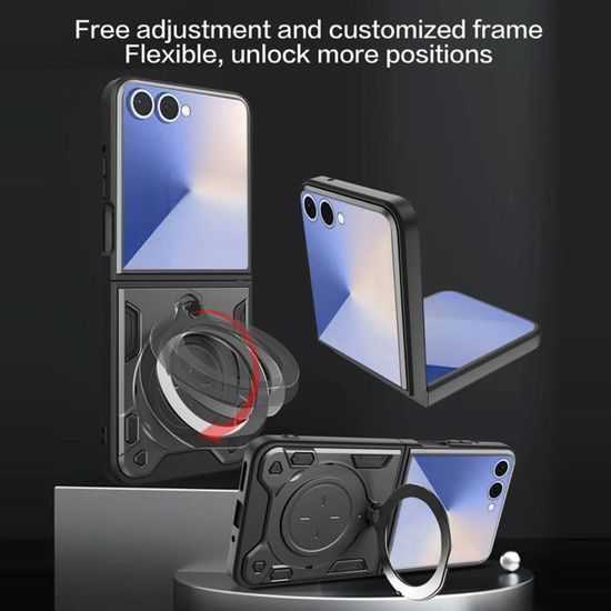 Samsung Galaxy Z Flip 8 ümbris – Techsuit CamGuard Pro – must