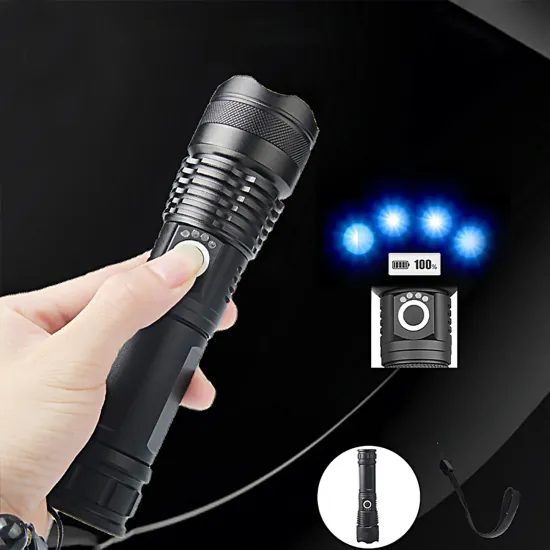 Wozinsky WLT-15W φακός, 15W, 1500 lm, IP65, μαύρος