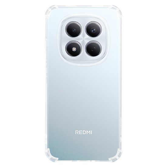 Tactical TPU Plyo Hoesje - Xiaomi Redmi Note 15 Pro 4G - Transparant (Anti-geel) - Schokbestendig met Versterkte Hoeken