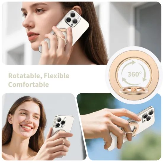 Tech-Protect MMR600 Magnetický MagSafe kroužek na telefon, zlatý