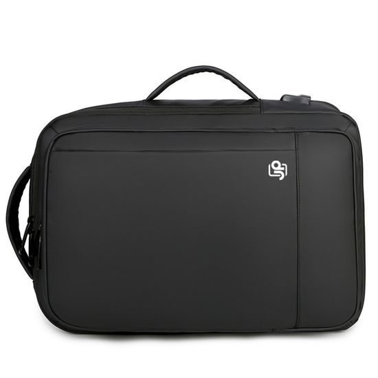 JP Rucksack B05 für Alltag und Freizeit - 44x32x10~15 cm - Schwarz