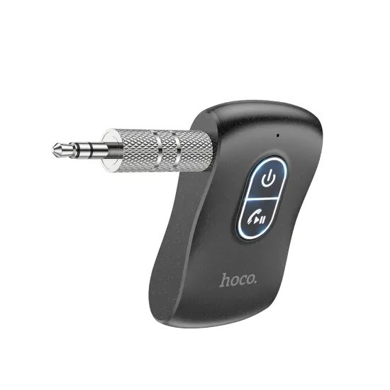 Hoco E73 Pro Journey Transmițător FM, Bluetooth, AUX, negru
