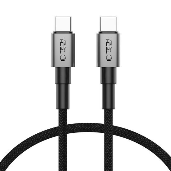 Tech-Protect UltraBoost DNA kabel USB-C, PD100W/5A, 0,5m, šedý
