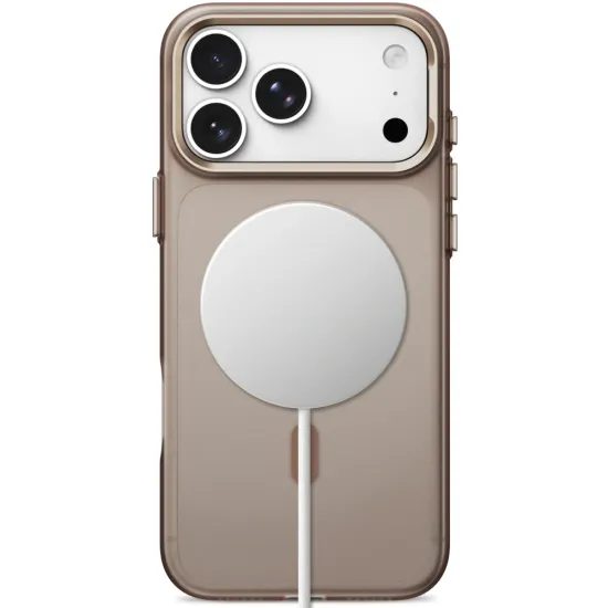 Tech-Protect MagZero MagSafe Case für iPhone 17 Pro Max / 18 Pro Max - Ultradünne Schutzhülle mit Metallrahmen - Matt Wüstengold