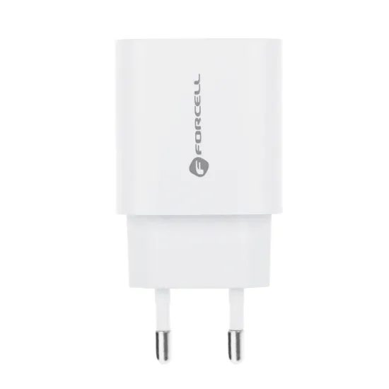 Adaptor Forcell cu conector USB-C și USB A, 3A, 30W cu funcție de încărcare PD și QC 4.0