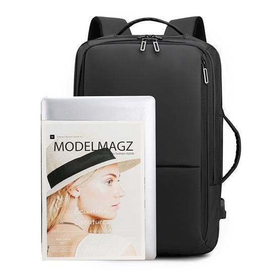 JP Σακίδιο B06, 43*30*17~22 cm, μαύρο