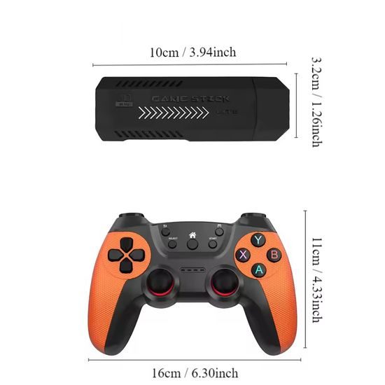 X2 Ultra Retro konzola s dva bežična kontrolera, HDMI, Game Stick, 4K