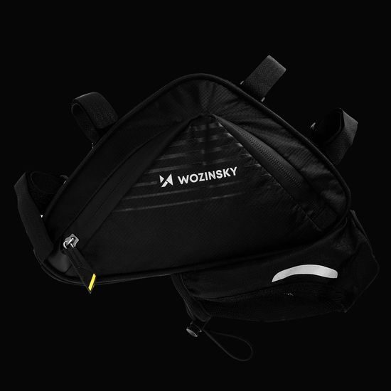 Wozinsky taška na bicykel 1,5 l pod rám, čierna (WBB23BK)