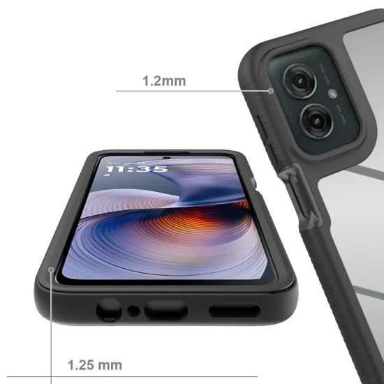 Tech-Protect Defense360 Motorola Moto G15 / G15 Power / G05 / E15, crna