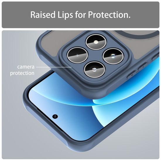 Techsuit HaloFrost II MagSafe ümbris Xiaomi 17T Pro – sinine