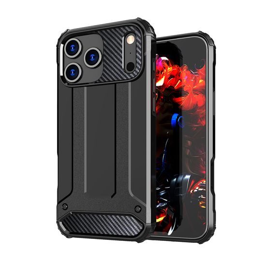 Hybrid Armor iPhone 17 Pro Max, μαύρο