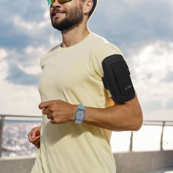 Tech-Protect M6 Univerzális sport karpánt, fekete