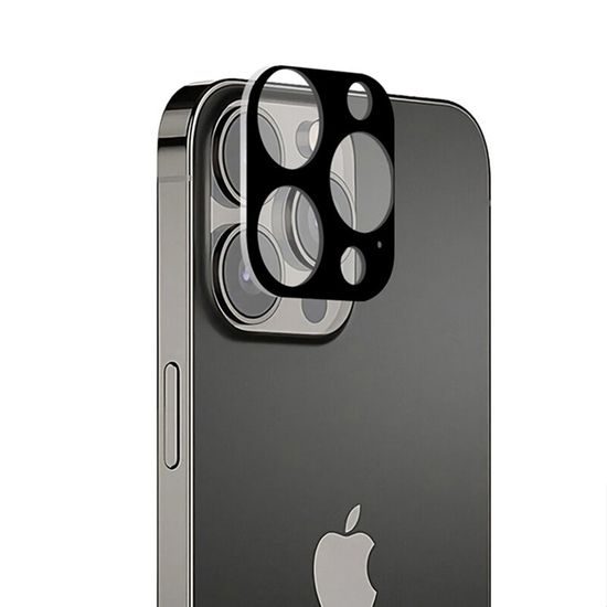 Techsuit üveg kamera lencséhez, iPhone 15 Pro, fekete