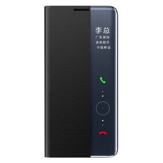 Xiaomi Redmi Note 10 Pro atverčiamas dėklas su langeliu – mėlyna