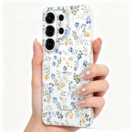 Tech-Protect FlexAir Schutzhülle für Samsung Galaxy S26 Ultra - Flexibles TPU Case - Wiesenblumen