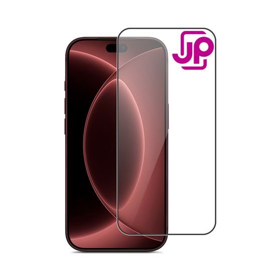 JP 5D Zaščitno kaljeno steklo, iPhone 18 Pro, črno