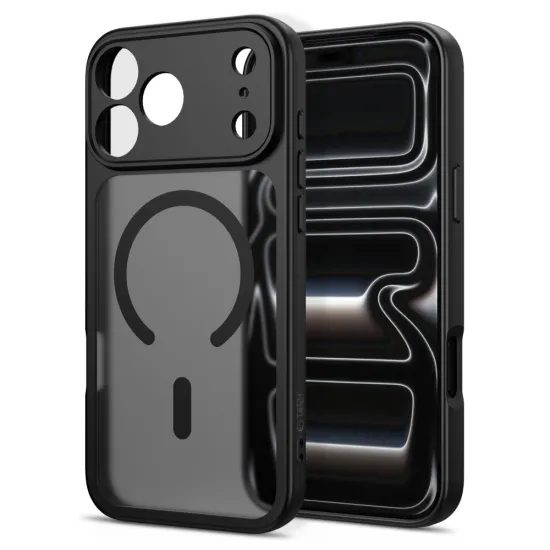 iPhone 17 Pro / 18 Pro ümbris – Tech-Protect BasicMag MagSafe – matt must
