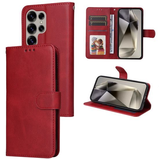 Θήκη Μαγνήτη, Samsung Galaxy S25 Ultra, κόκκινη