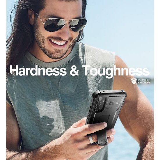 Dexnor 360 Kickstand Θήκη Samsung Galaxy A34, Μαύρη