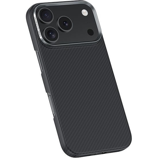 Benks Magnetic Armor Air Kevlar husă Metal Frame, iPhone 17 Pro / 18 Pro, negru