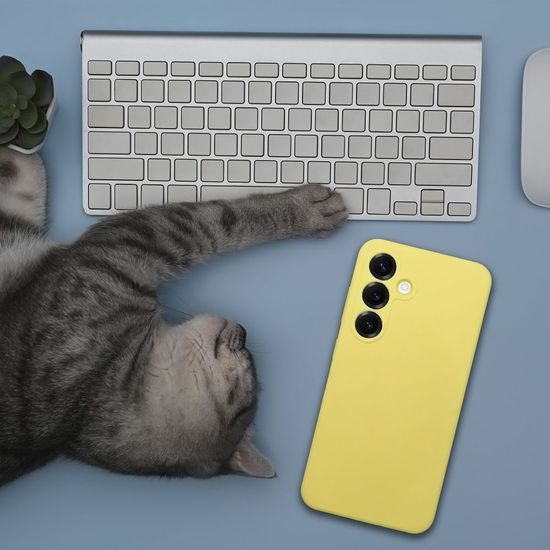 Obal Silicone, Samsung Galaxy S26, žlutý