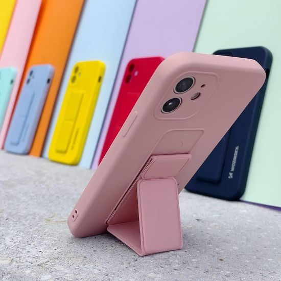 Wozinsky Kickstand tok, Samsung Galaxy A22 4G, rózsaszín