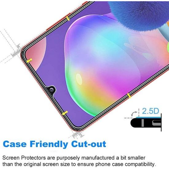 Samsung Galaxy A22 5G privatumo apsauginis stiklas – 5D grūdintas stiklas