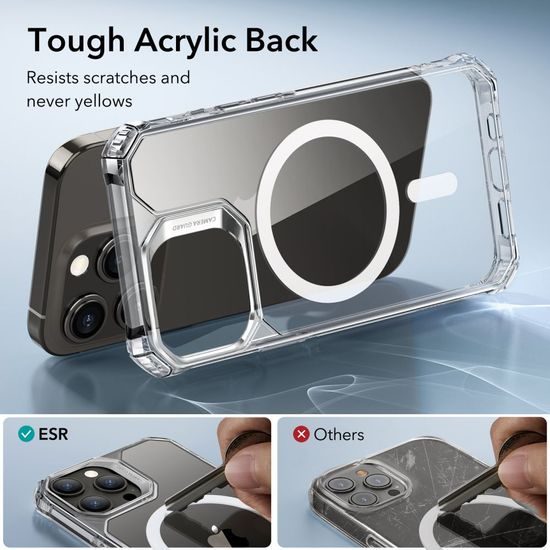 ESR Air Armor HaloLock s MagSafe Hülle, iPhone 15 Pro Max, transparent