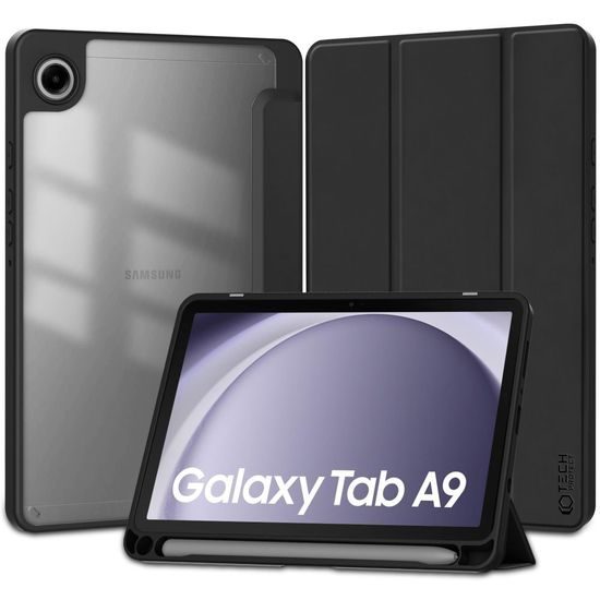 Husă Tech-Protect SC Pen Hybrid Samsung Galaxy Tab A9 8.7" (X110 / X115), neagră