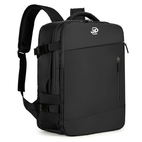 JP Rucksack B11 - Multifunktionaler Tagesrucksack 42×17×29 cm - Schwarz