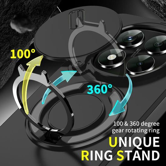 Θήκη Camslide Stand, Xiaomi Redmi Note 14 Pro Plus 5G, μαύρη