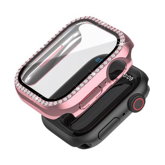 Θήκη JP Watch Diamond, Apple Watch 10, 42 χιλ., ροζ