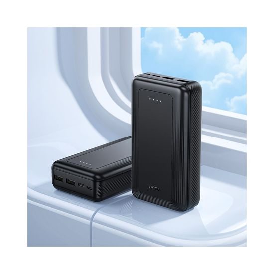 Hoco J165A Powerbank 20000 mAh für Mobilgeräte - Externe Batterie mit 2A Ladestrom - Schwarz