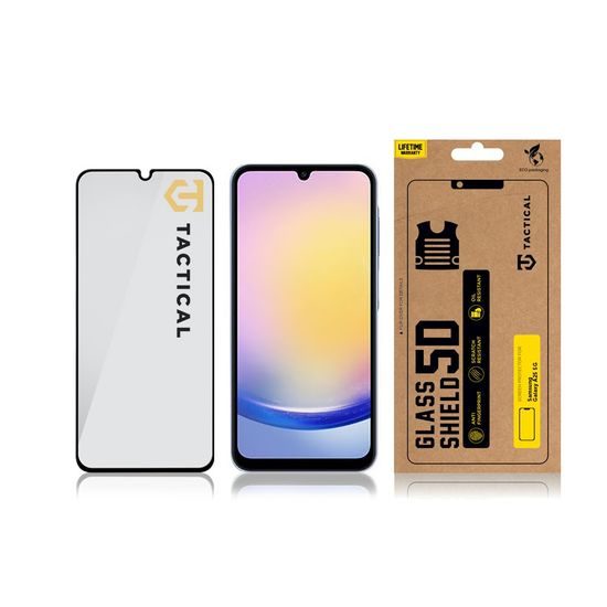 Tactical Glass Shield 5D sklo pro Samsung Galaxy A25 5G, černé