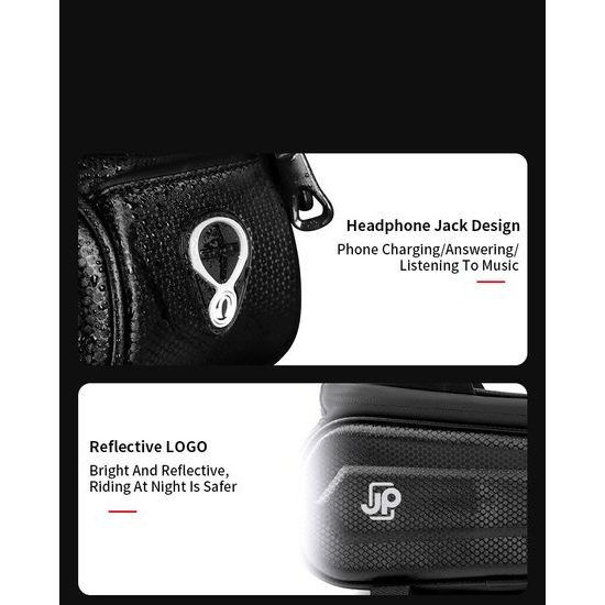 Torba rowerowa JP na ramę BB02, czarna