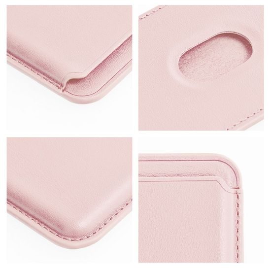 Mag Wallet kožená peňaženka, ružová