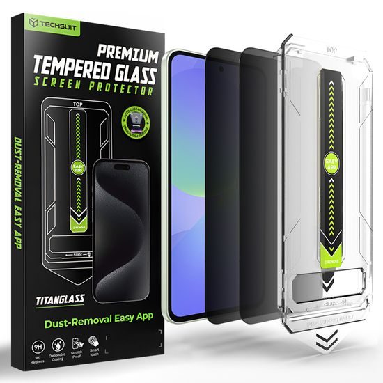 Techsuit TitanGlass CrystalHD Privacy, Samsung Galaxy A36 5G / A37 5G, 2 darab
