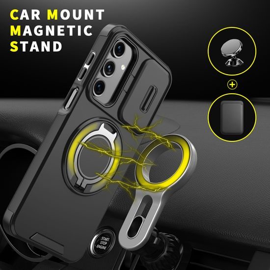 Camslide Stand obal, Samsung Galaxy A16, černý