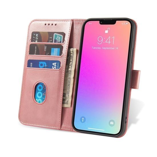 Magnet Case, iPhone 13 Pro Max, růžový