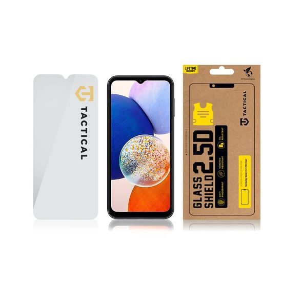 Tactical Glass Shield 2.5D sklo pro Samsung Galaxy A14 5G, průhledné