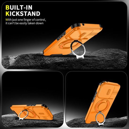 Θήκη Camslide Stand, Xiaomi 15T, πορτοκαλί