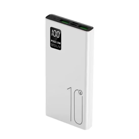Powerbank 10000mAh, PD 22,5W, QC3.0, λευκό